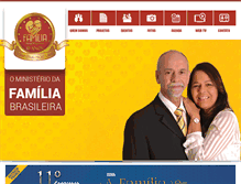 Tablet Screenshot of familiaprojetodedeus.com.br